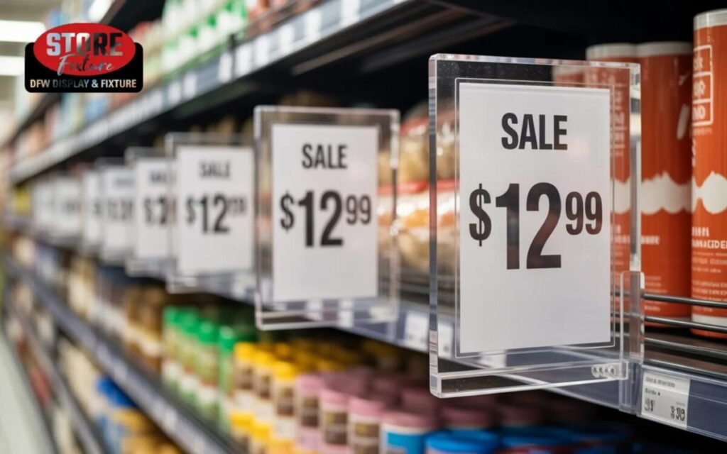 Shelf Channel Sign Holders