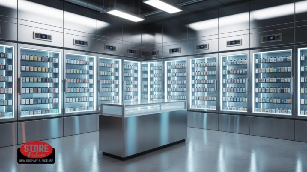 Walk-in Beverage Cooler Vape Shop Layout