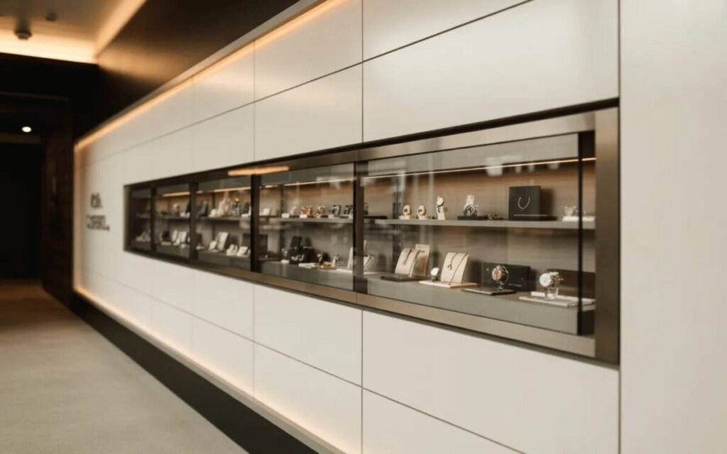 Wall-Mounted Display Cabinet