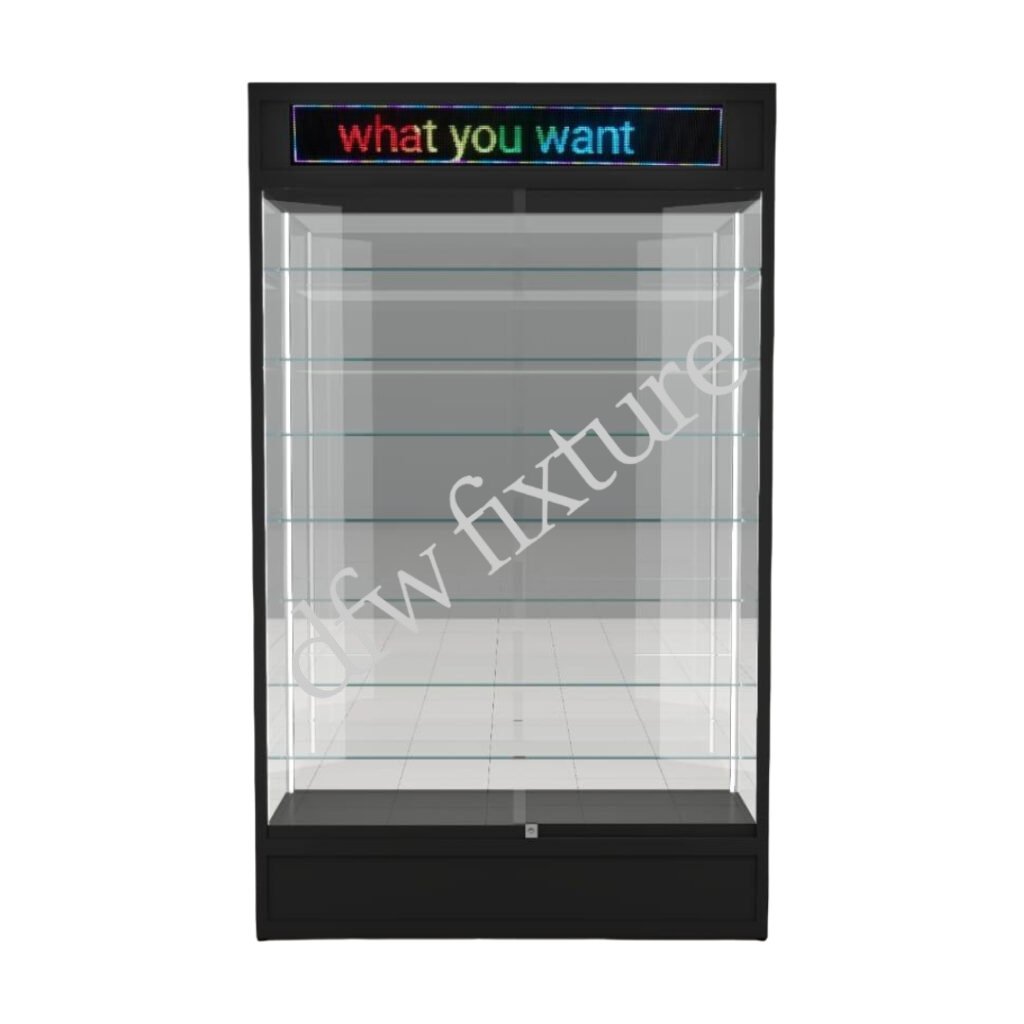 EXTRA VISION WALL CASE WITH RGB LED SIGN