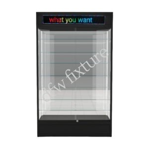 EXTRA VISION WALL CASE WITH RGB LED SIGN