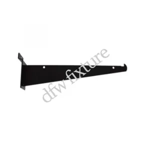 8" SHELF BRACKET - BLACK