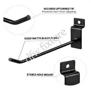 Standard Slatwall Hooks - Black