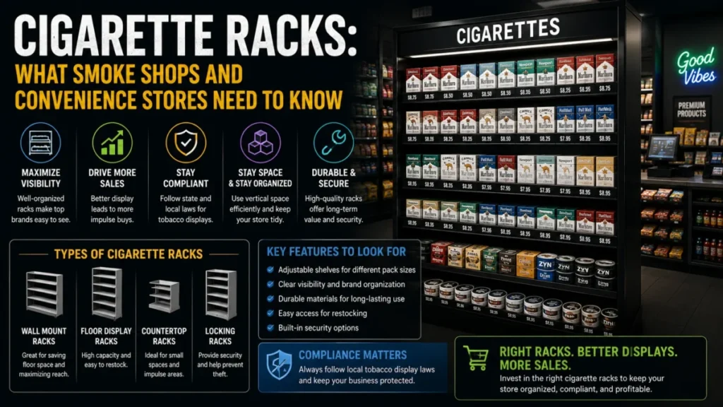 Cigarette Racks: What Smoke Shops and Convenience Stores Need to Know