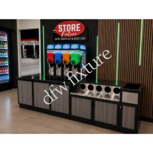 METAL SODA COUNTER