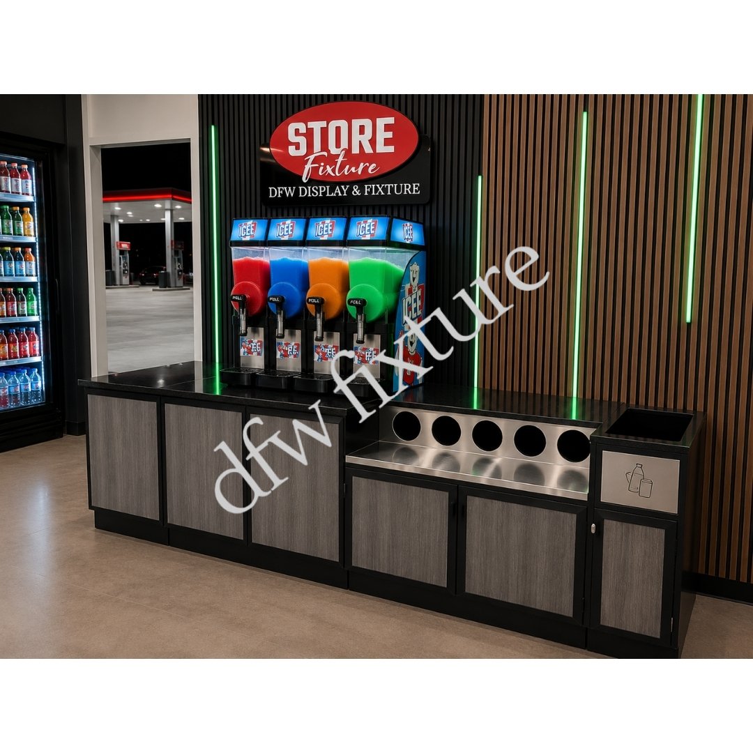 METAL SODA COUNTER