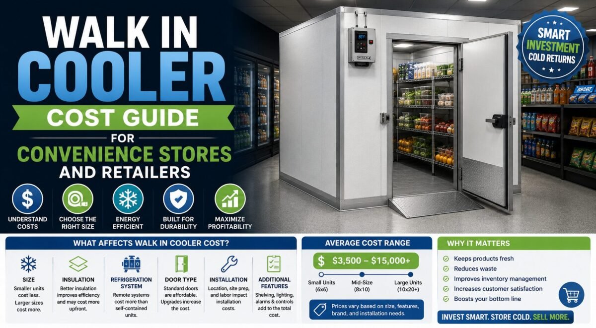 walk in cooler cost