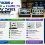 Extra Vision vs. Economy vs. Frameless Display Cases