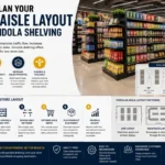 How to Plan Your Store Aisle Layout with Gondola Shelving