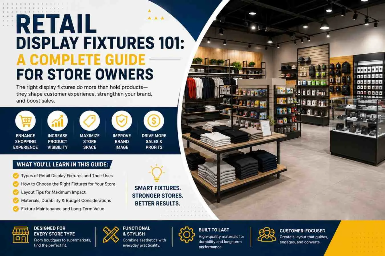 Retail Display Fixtures 101 A Complete Guide for Store Owners