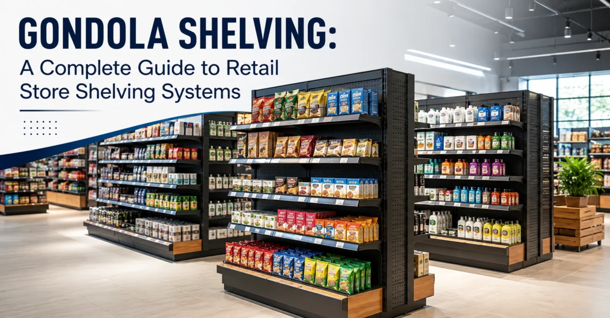 Gondola Shelving A Complete Guide to Retail Store Shelving Systems