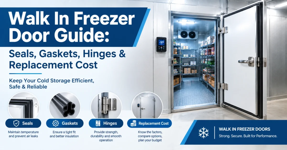 walk in freezer door